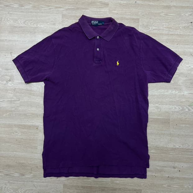 폴로 랄프로렌 스몰포니 피케 PK 반팔 카라티 [퍼플] L/100
