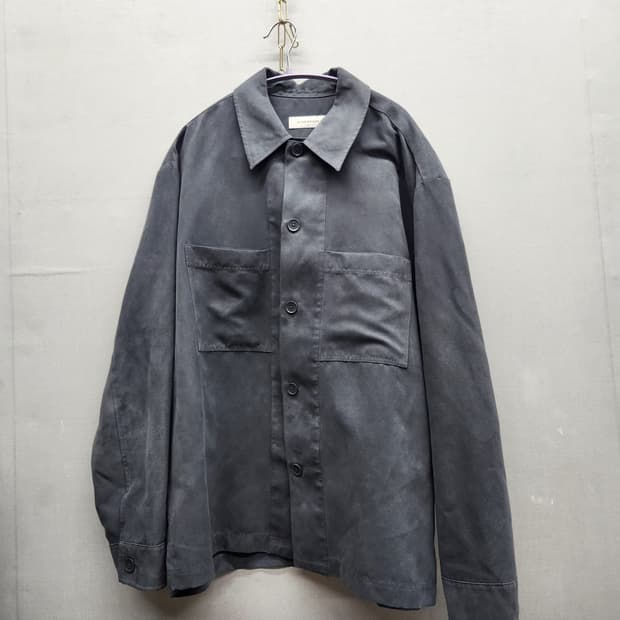 마인드브릿지 스웨이드 빅 투포켓 셔츠 L(XL)