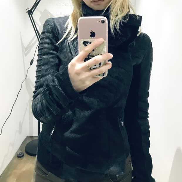 릭오웬스 가죽자켓