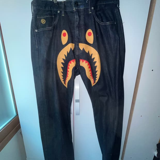 Bape 샤크 데님팬츠