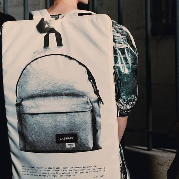 MM6 Maison Margiela X 이스트팩 포스터 그래픽 프린트 백