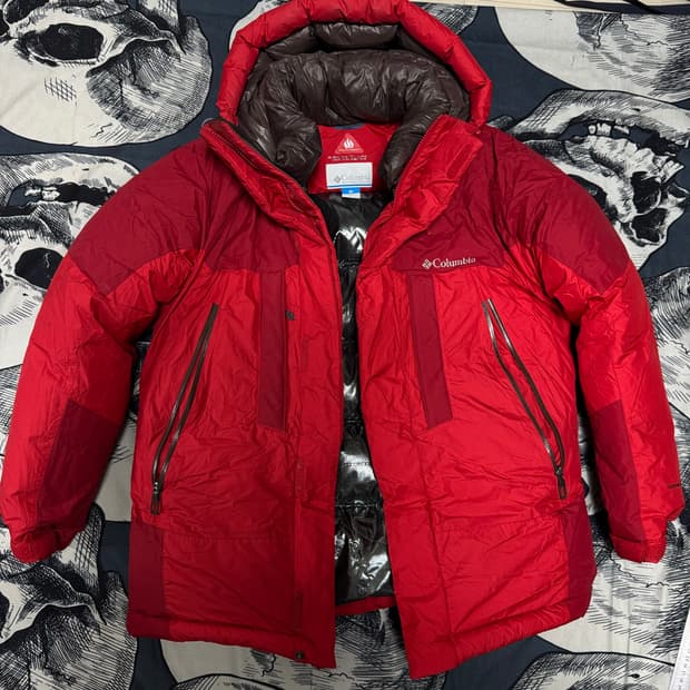 콜롬비아 옴니히트 헝가리구스다운  발열패딩 95 M사이즈