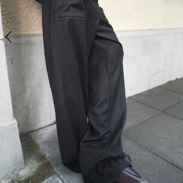 [S] WOOL FATIGUE PANTS