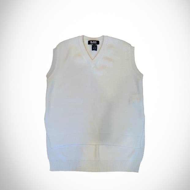 꼼데가르송 블랙 니트 베스트