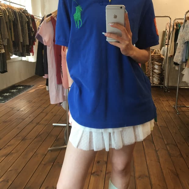 폴로 블루 빅포니 카라티
