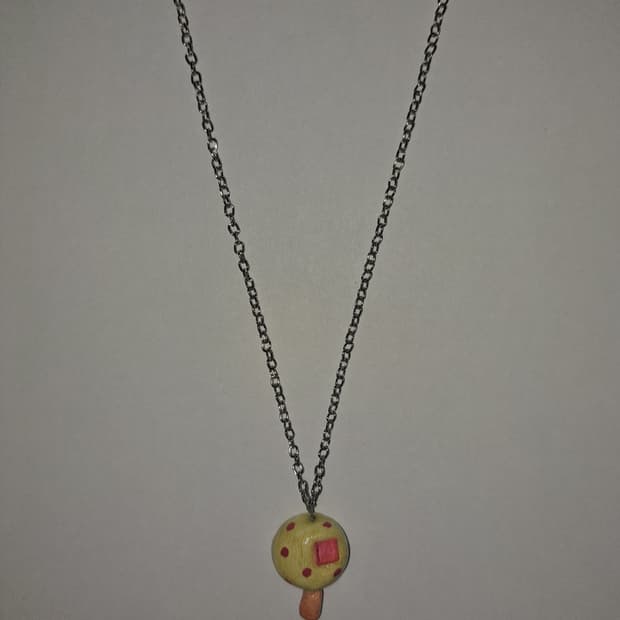 HAND MADE 나무 팬던트 목걸이