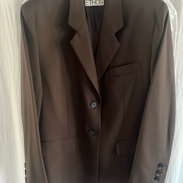 에토스 베이직 자켓 (브라운)
