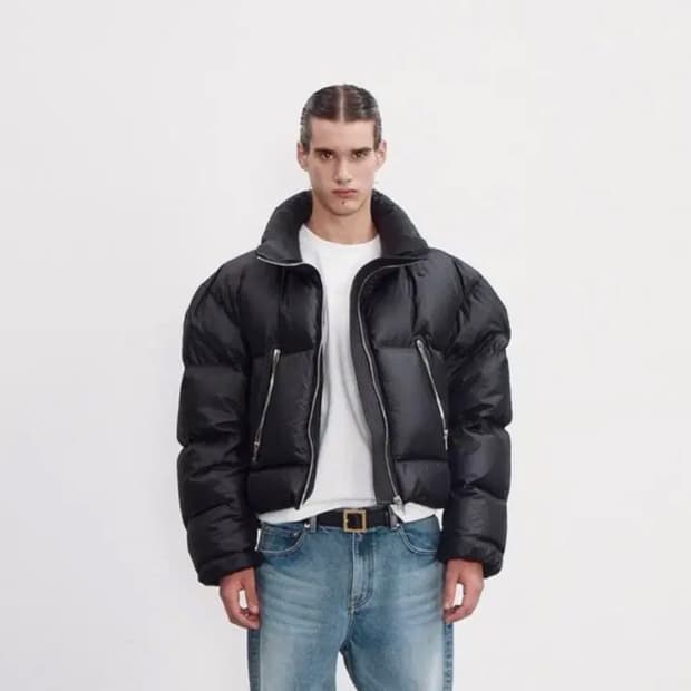 렉토 샤이닝 구스다운 패딩 s사이즈