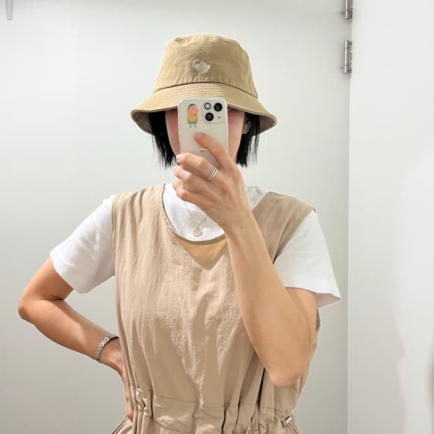 단톤 코튼 버킷햇