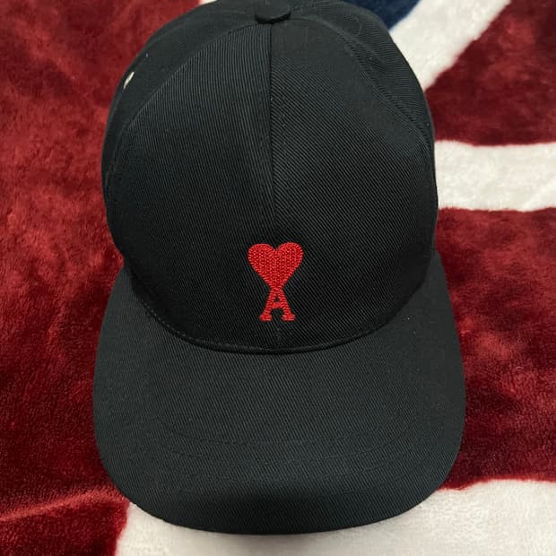 아미 하트 로고 스냅백 모자 블랙 (Free) 정품