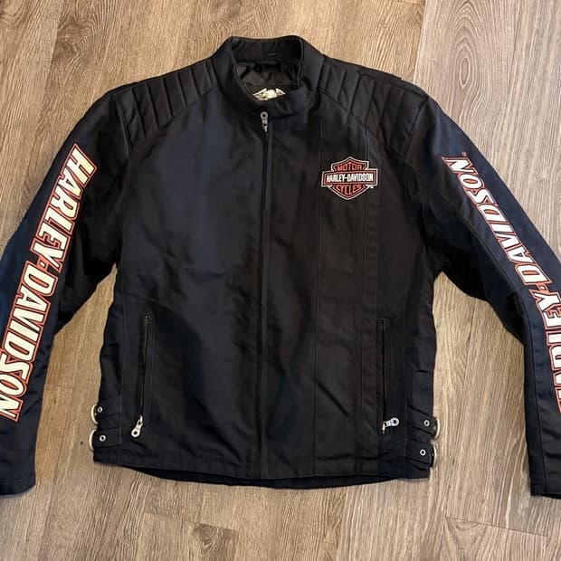 할리데이비슨 나일론 레이싱 자켓