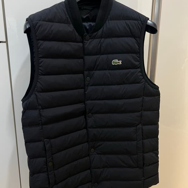 라코스테 패딩조끼 100-슬림105 (새상품급)