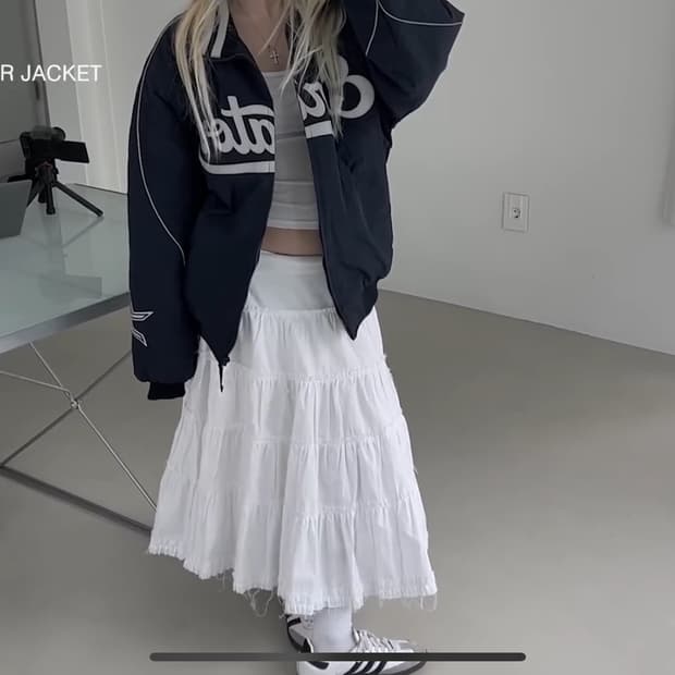 이알티알 팀 윈터 자켓 네이비