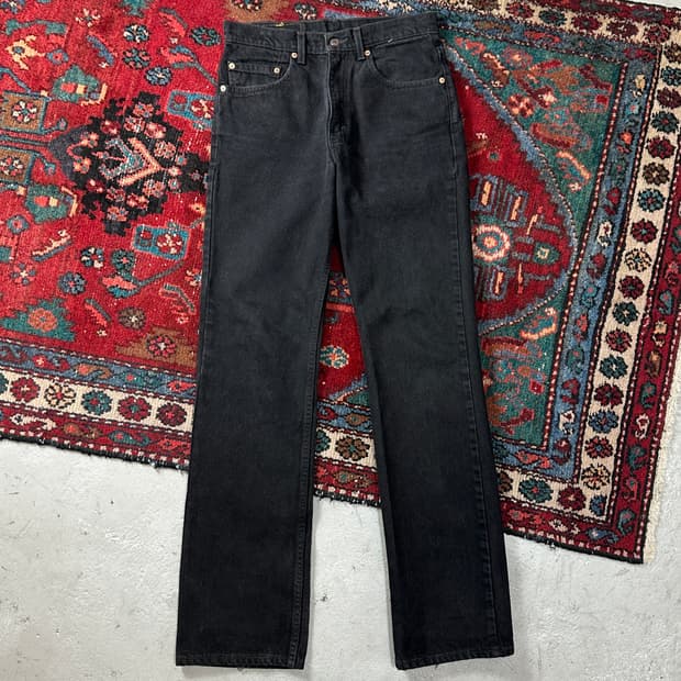 90's USA Made 빈티지 리바이스 517 블랙 부츠컷