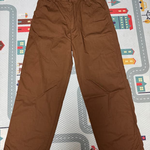 유니클로 유 치노팬츠 다크브라운 79