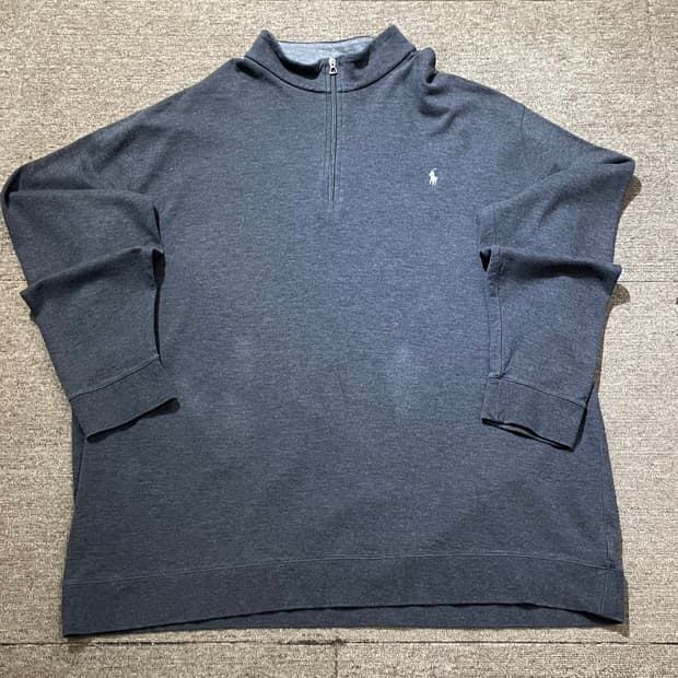 (4XL) POLO 폴로 랄프로렌 반집업 스웻셔츠 맨투맨