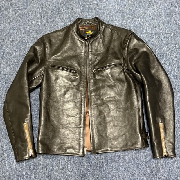 (36)레인보우컨트리 스피드스터 홀스하이드 레더자켓 루이스레더 에어로레더