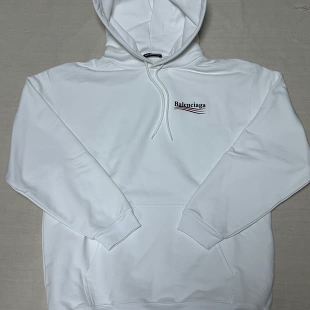 [새상품급/백화점판] 발렌시아가 웨이브 로고 후드티 [105]