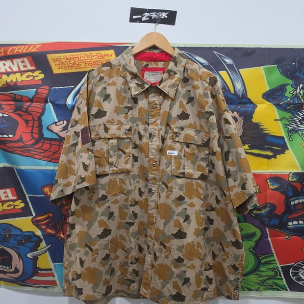 ROCAWEAR 카모패턴 반팔셔츠 4XL 