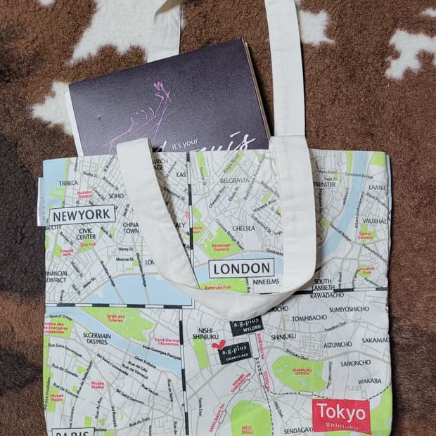 일본 빈티지 패브릭 토트백