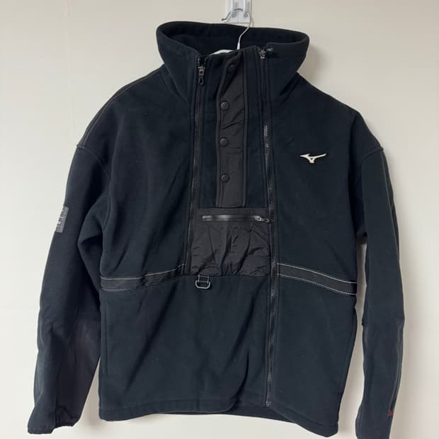 L) 미즈노 아노락 집업 져지 후리스