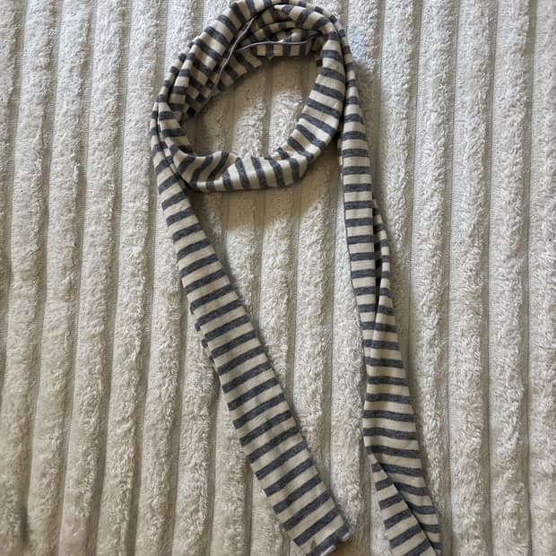 vintage 스트라이프 머플러