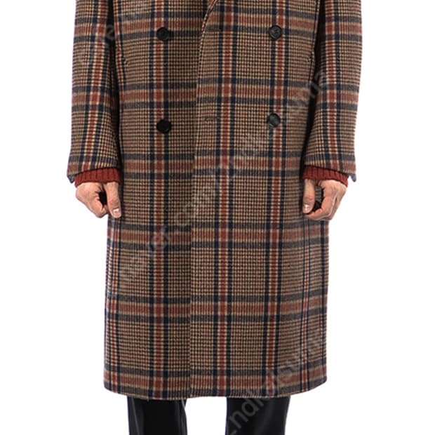 마마가리 우영미  체크  코트