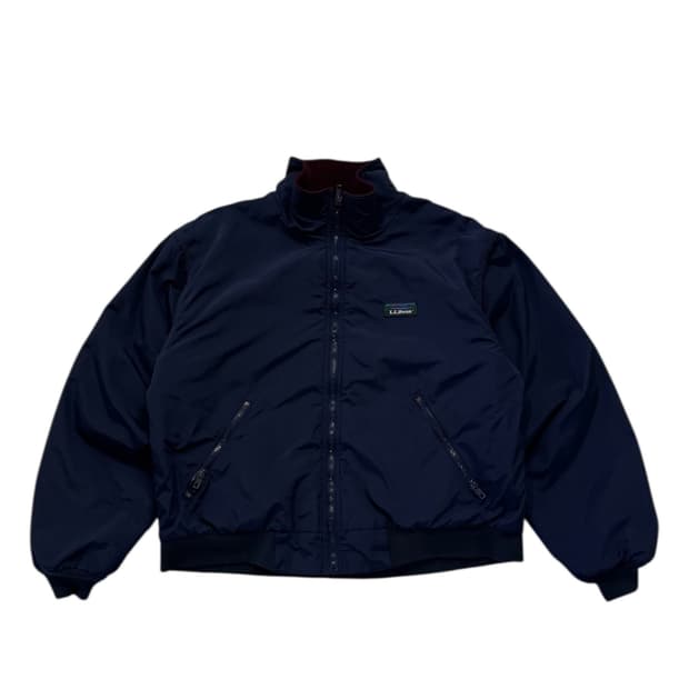90s 엘엘빈 웜업 플리스 라이닝 자켓