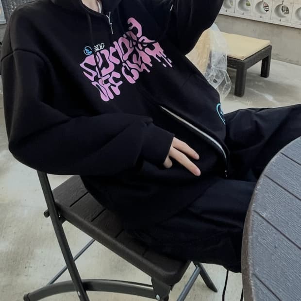 선데이오프클럽 후드집업