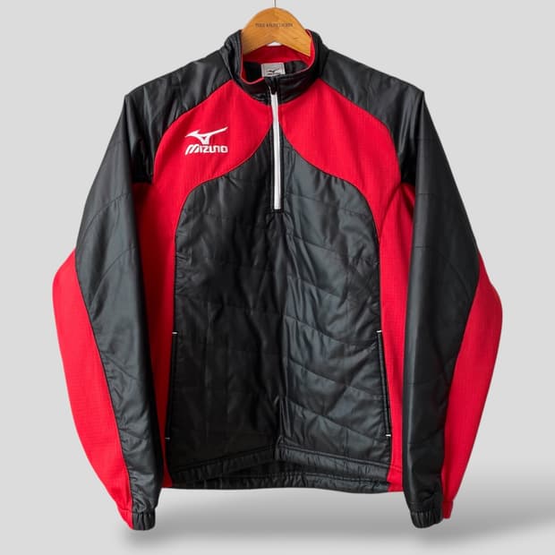 (M)미즈노 하프집업 웜업 트레이닝 상의