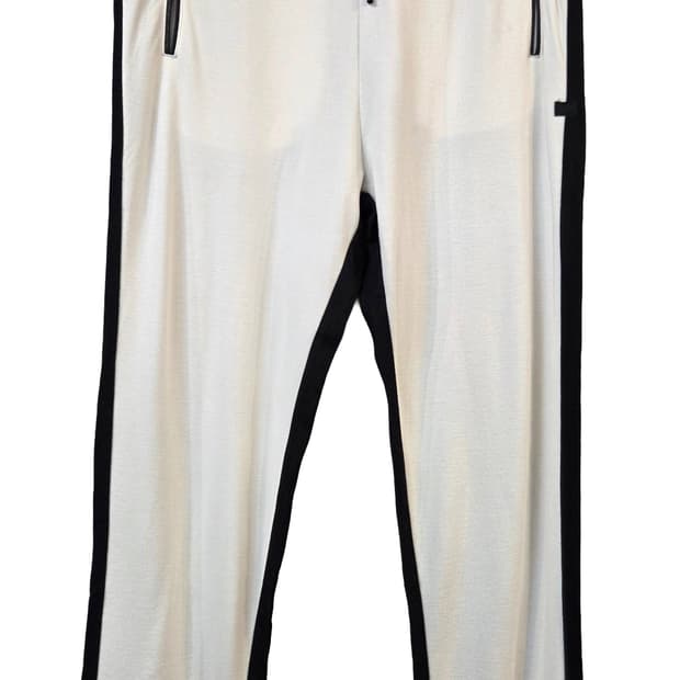 G-STAR 화이트 블랙 라인 트레이닝 바지(S)