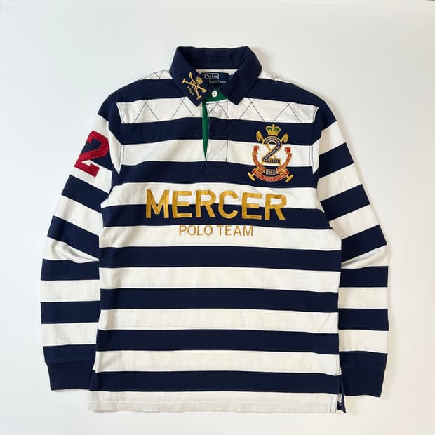 폴로 랄프로렌 럭비 스트라이프 롱슬리브 L