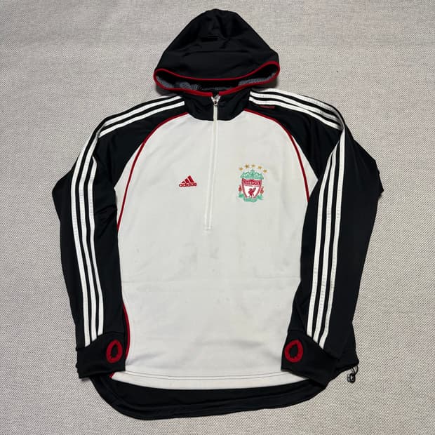 아디다스 리버풀 후드 트레이닝 집업