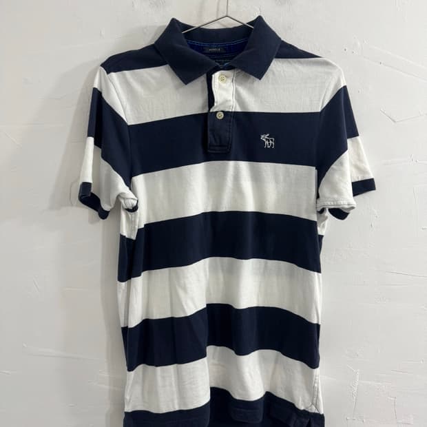 Abercrombie stripe pk top