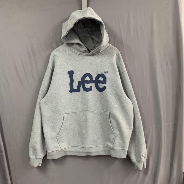 XL LEE 리 스탠다드핏 빅 트위치 로고 후드티