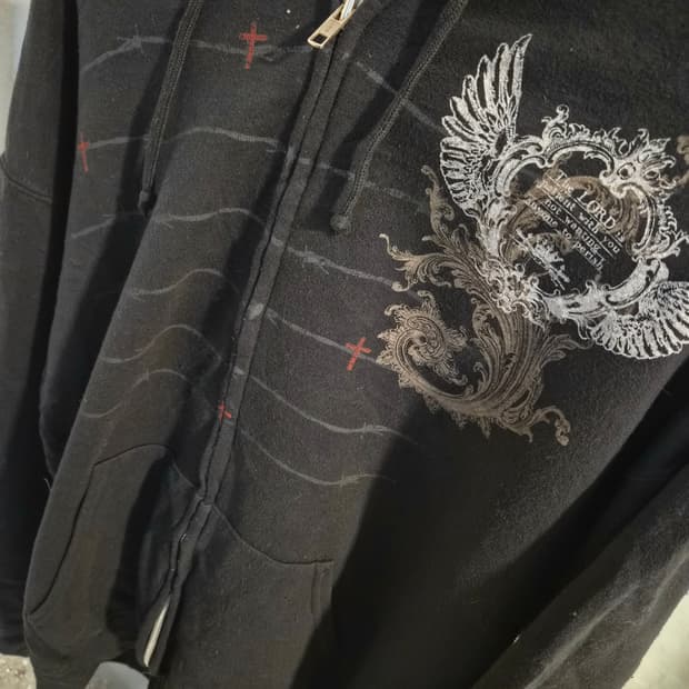 Y2k 디테일 후드집업