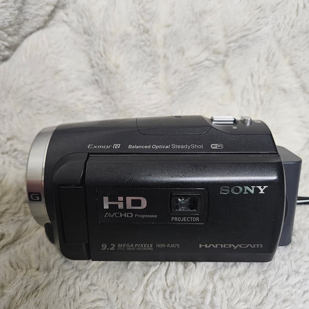 소니 hdr-pj675 핸디캠 레트로 디카 캠코더