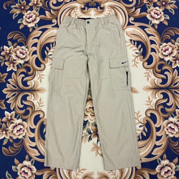 (S)00s 나이키 스우시 카고팬츠(베이지)