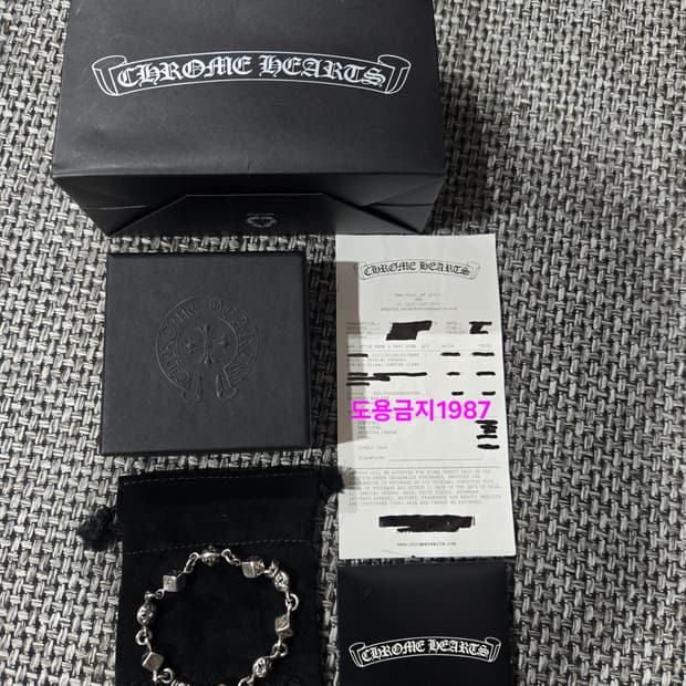 크롬하츠 정품 다이스 팔찌(정품)