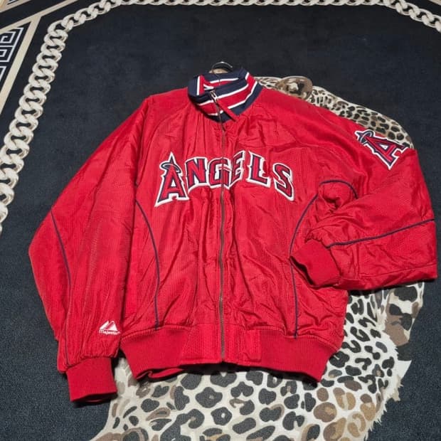 마제스틱 MLB LA에인절스 덕아웃 자켓
