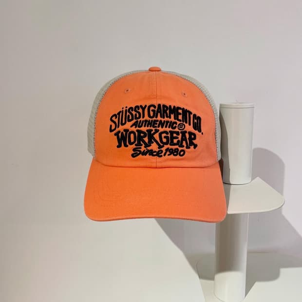 스투시 lp work gear strap back cap