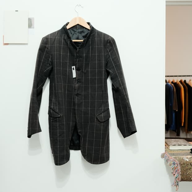 Christopher nemeth 3d check jacket