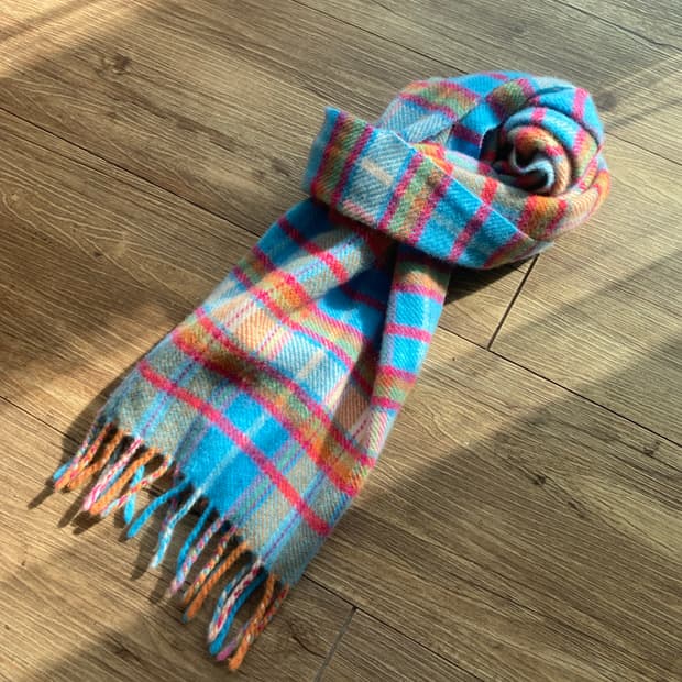 무지개떡 솜사탕 목도리