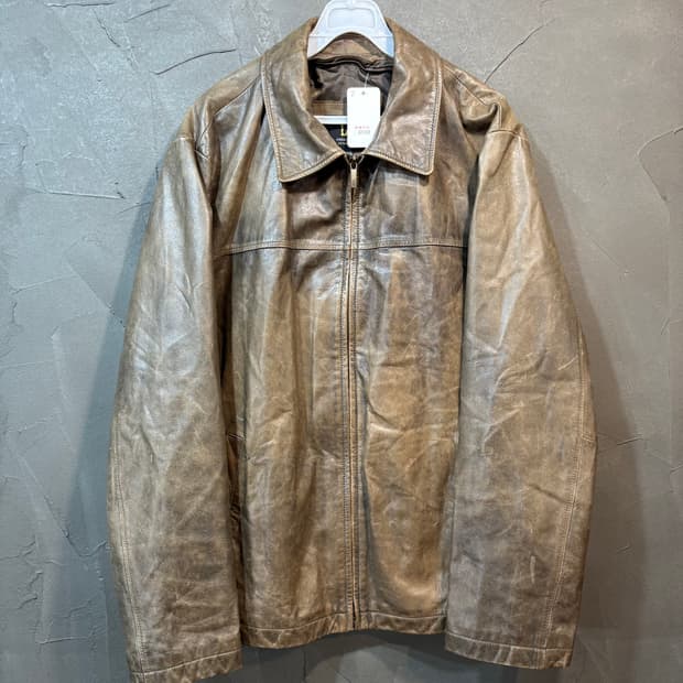 [XL] LEE 리 산양 가죽 자켓