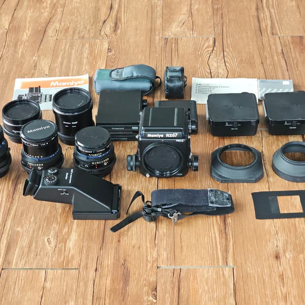 마미야 RZ67 PRO II 중형 카메라 풀세트