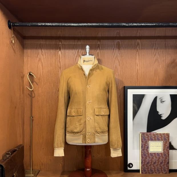 스트와트 스웨이드 자켓