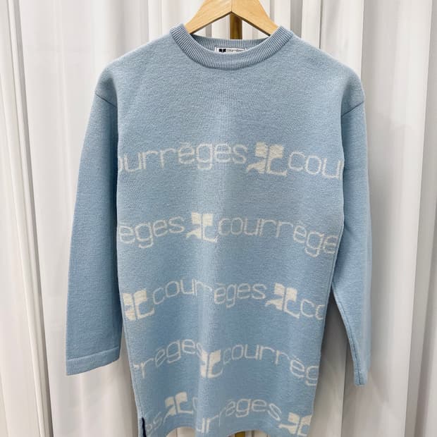 꾸레쥬 풀로고 니트