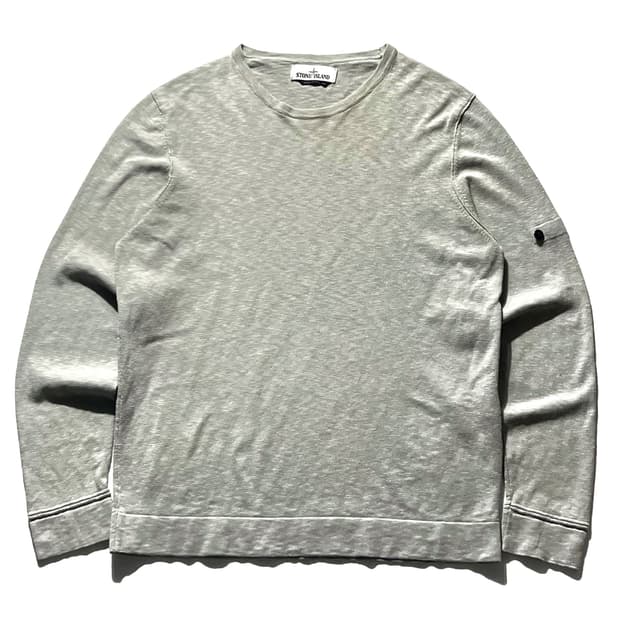 Stone Island 16ss Knit Long Sleeve Gray