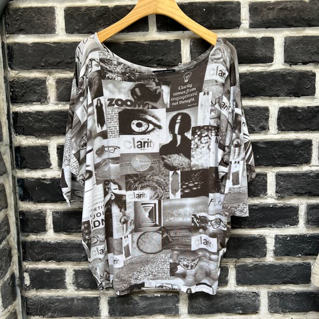 sarah pacini 콜라주 티셔츠