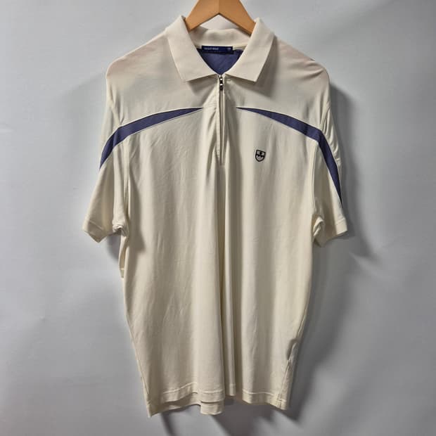 *무료배송*BALLY GOLF 아이보리 남성 골프웨어 폴로티 (상태A급)